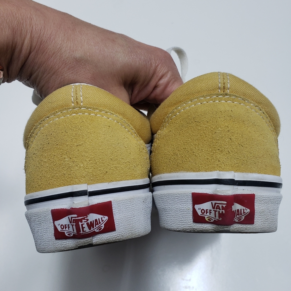 Vans old skool sneakers yellow mustard womens size 7 - Picture 2 of 7